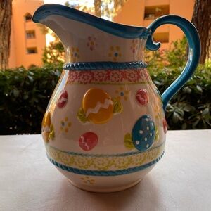 Colorful Stoneware Pitcher by temp-tations